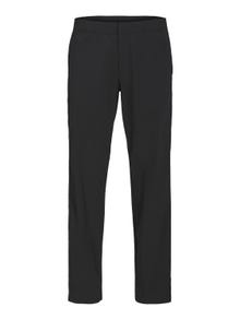 Jack & Jones Loose Fit Plátěné kalhoty Chino -Black - 12254475