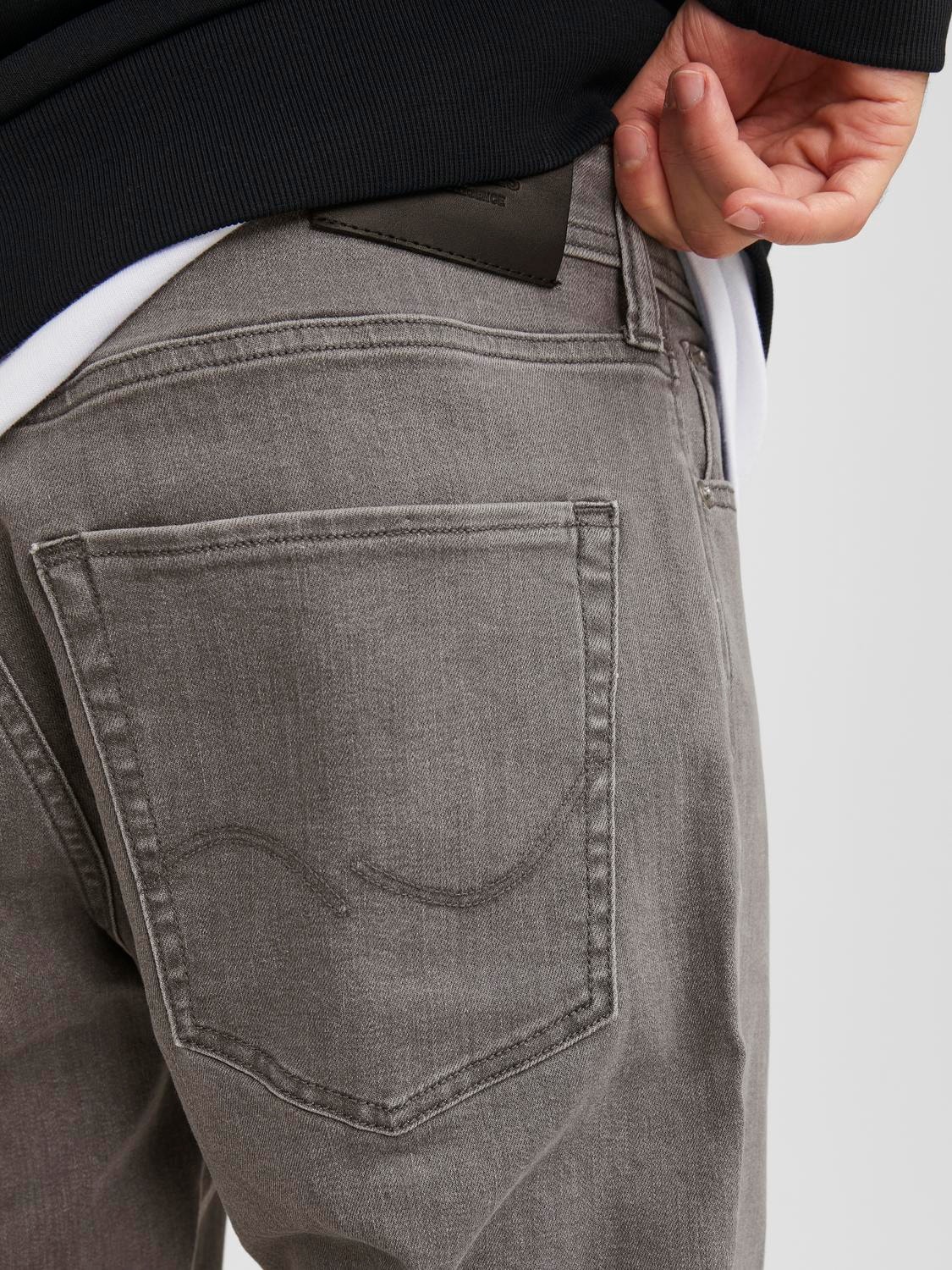 Jack & Jones JJIMIKE JJORIGINAL AM 590 EXP Tapered fit jeans -Grey Denim - 12254482