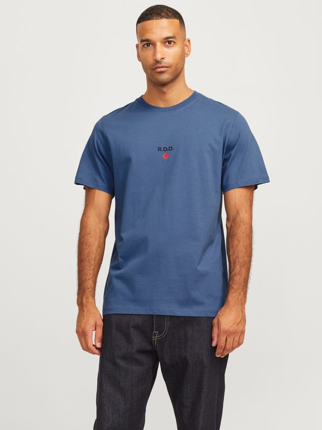 Jack & Jones RDD Trykk O-hals T-skjorte - 12254550