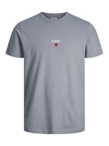 Jack & Jones RDD Nadruk Okrągły dekolt T-shirt -Tradewinds - 12254550
