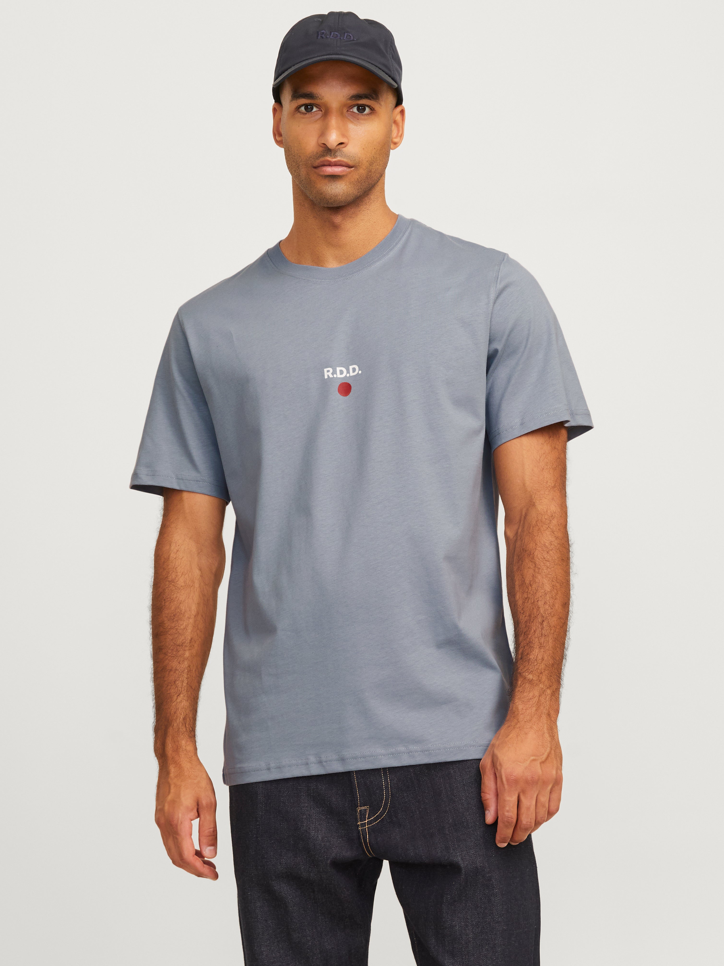 Jack & Jones RDD Printed Crew neck T-shirt - 12254550
