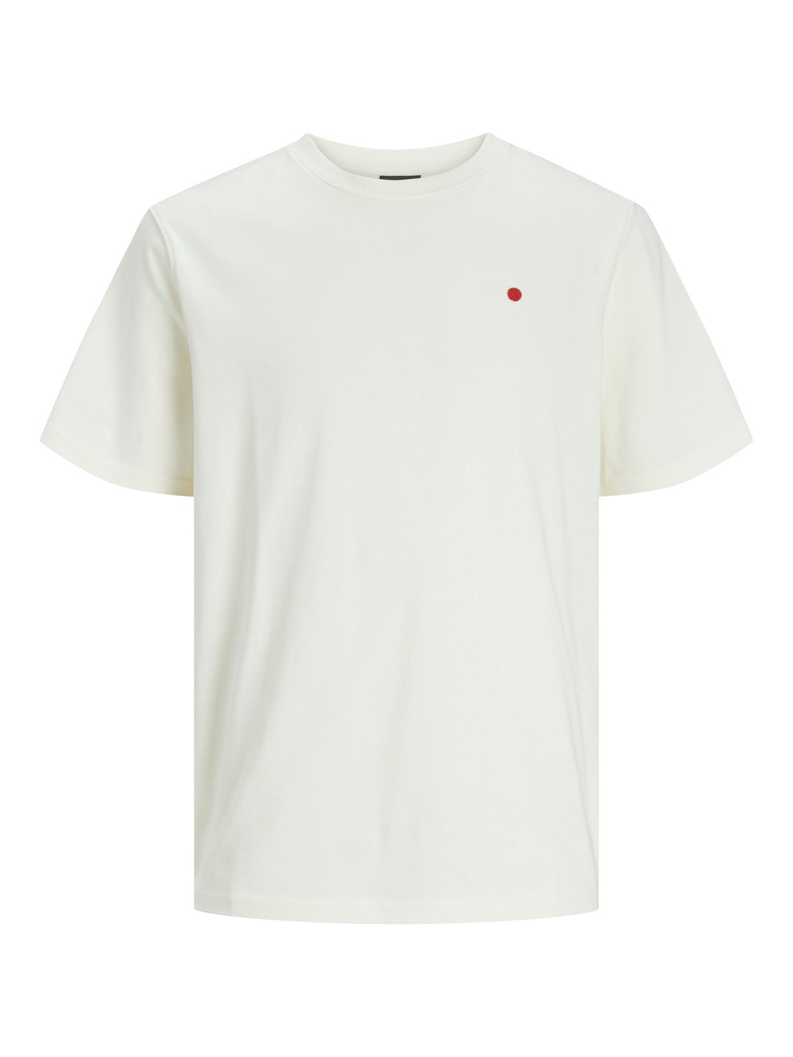 Jack & Jones RDD Plain Crew neck T-shirt -Egret - 12254551