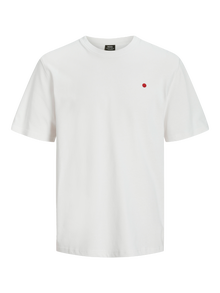 R.D.D. ROYAL DENIM DIVISION RDD Einfarbig T-shirt -Cloud Dancer - 12254551