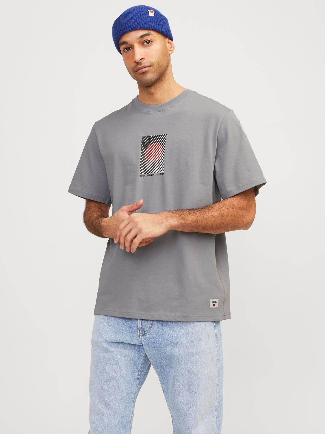 Jack & Jones RDD Καλοκαιρινό μπλουζάκι -Tradewinds - 12254553