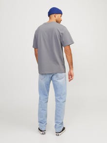 Jack & Jones RDD Painettu Pyöreä pääntie T-paita -Tradewinds - 12254553