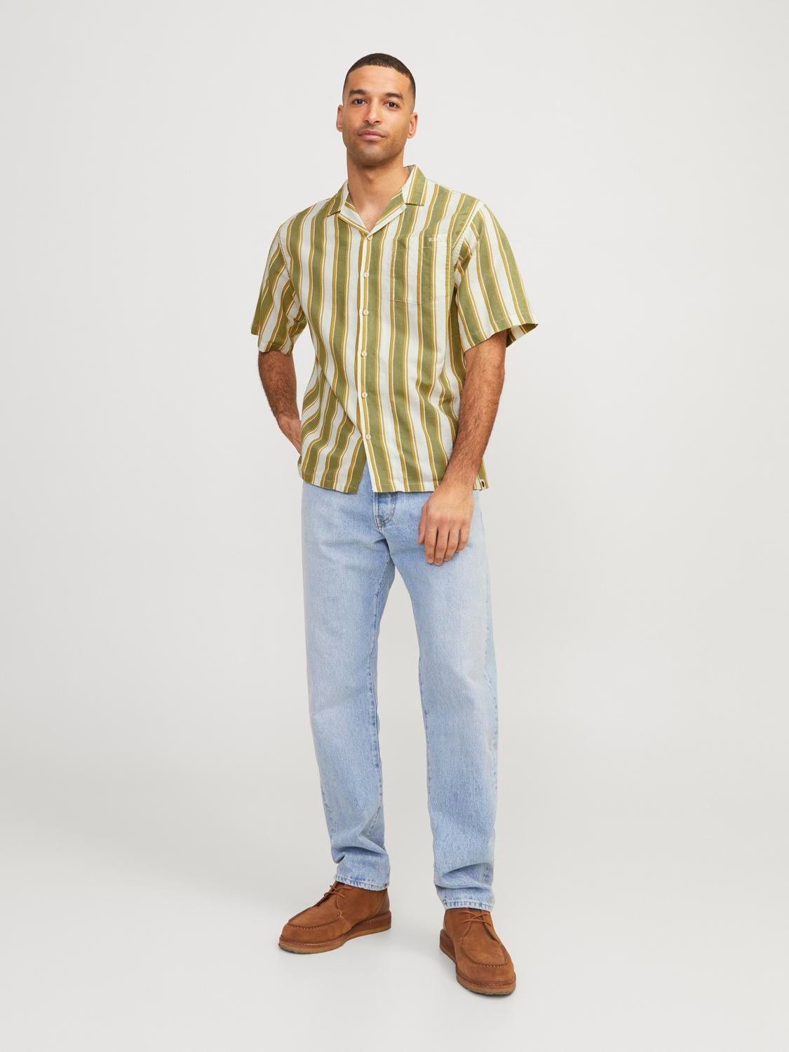 Jack & Jones RDD Stile Hawaiano Relaxed Fit -Sage - 12254561