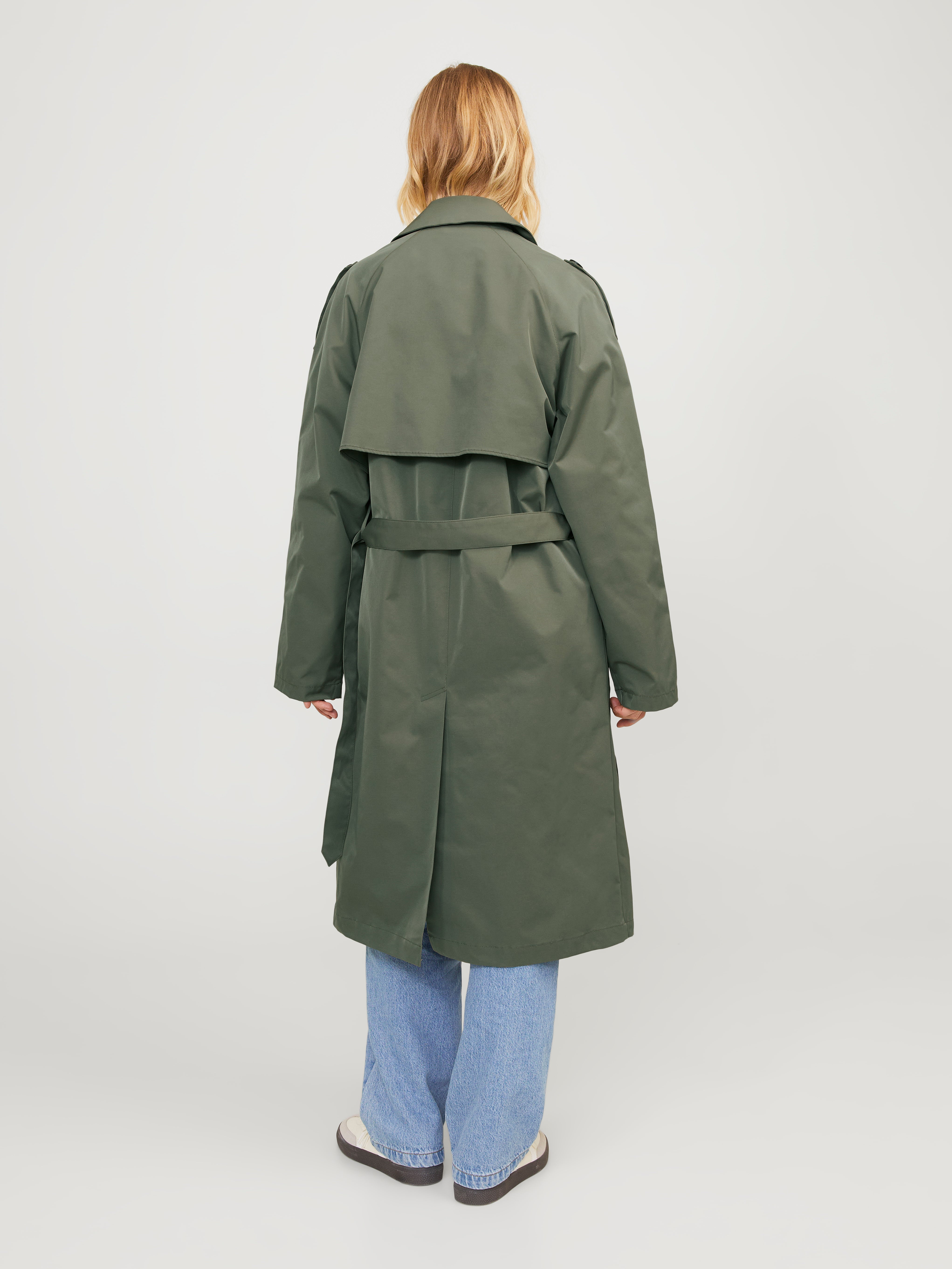 JXSOPHI Trench coat Dark Green JJXX