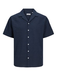 Jack & Jones Plus Size Camisa Relaxed Fit -Navy Blazer - 12254832