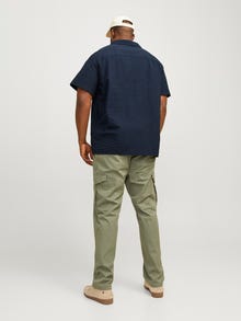 Jack & Jones Plus Size Relaxed Fit Skjorta -Navy Blazer - 12254832