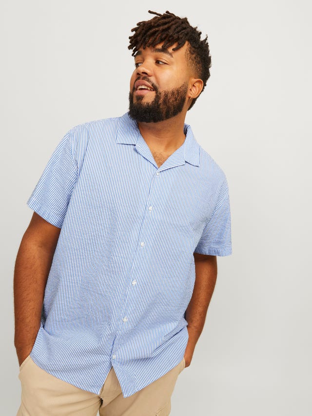 Jack & Jones Plus Size Camisa Relaxed Fit - 12254832