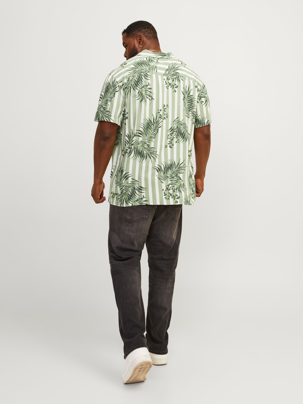 Jack & Jones Plus Size Relaxed Fit Skjorta -Oil Green - 12254836