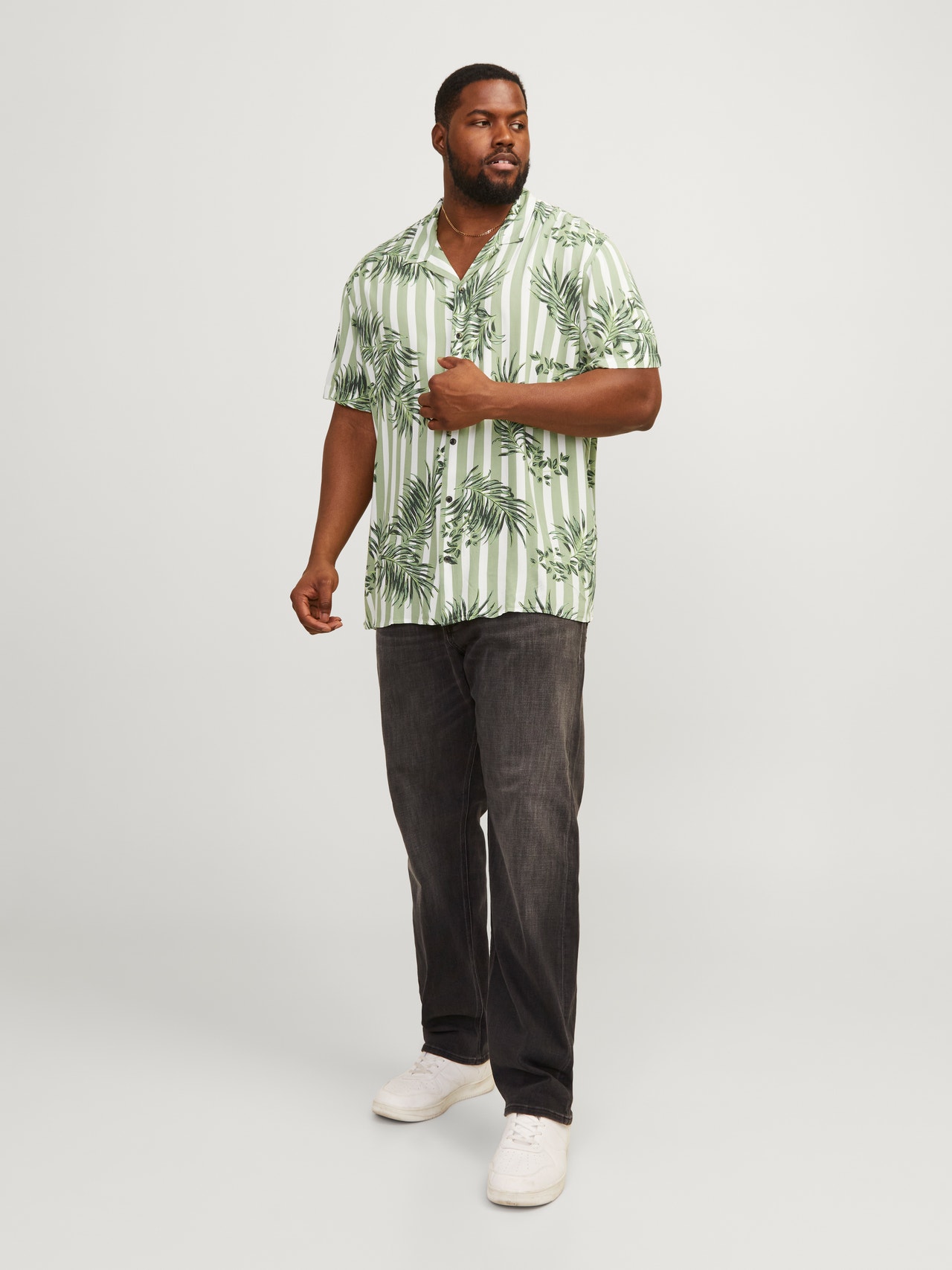 Jack & Jones Plus Size Camicia Relaxed Fit -Oil Green - 12254836