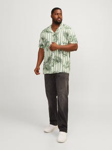 Jack & Jones Plus Size Chemise Relaxed Fit -Oil Green - 12254836