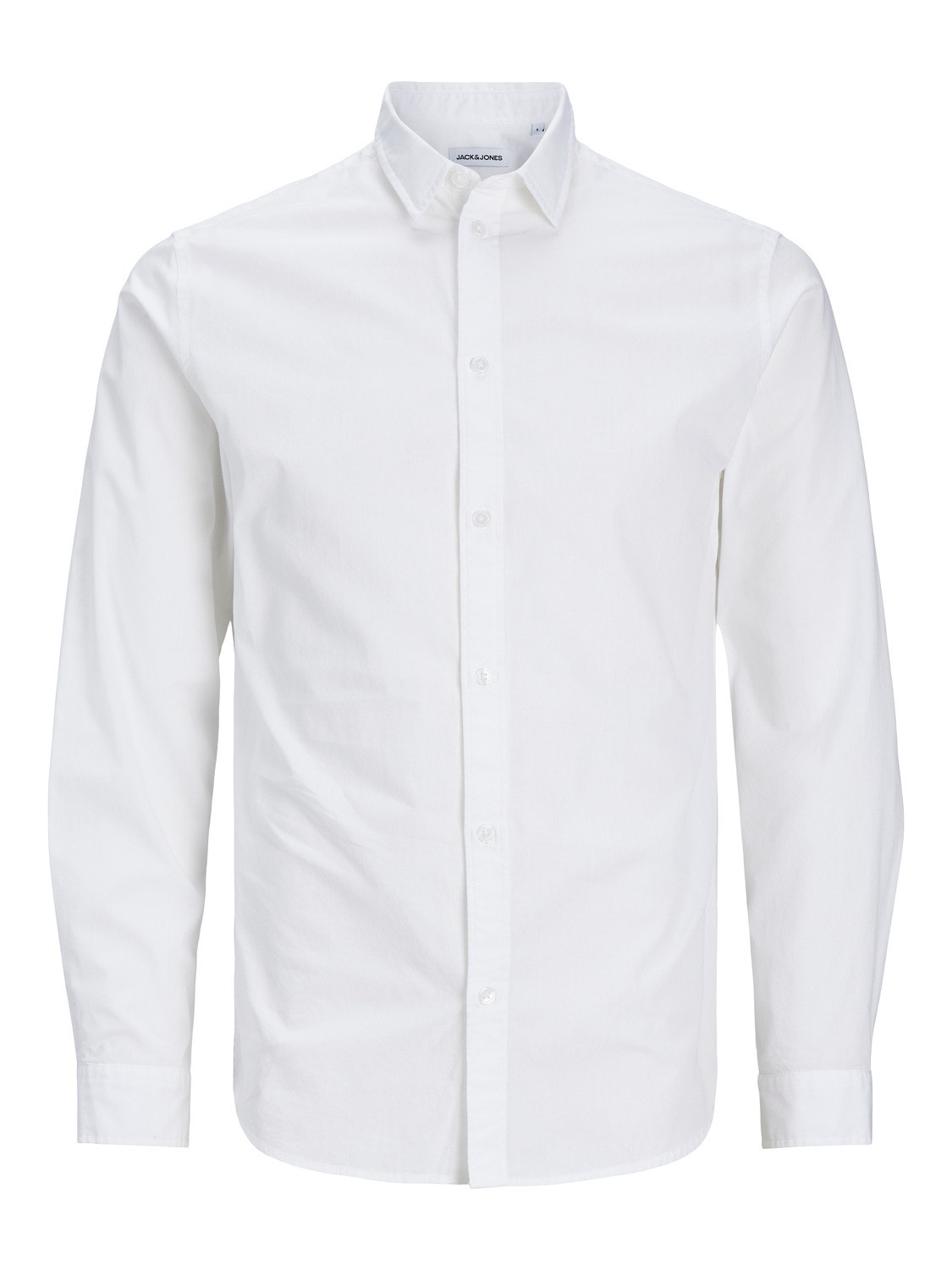 Jack & Jones Plus Size Camisa Formal Slim Fit -White - 12254850