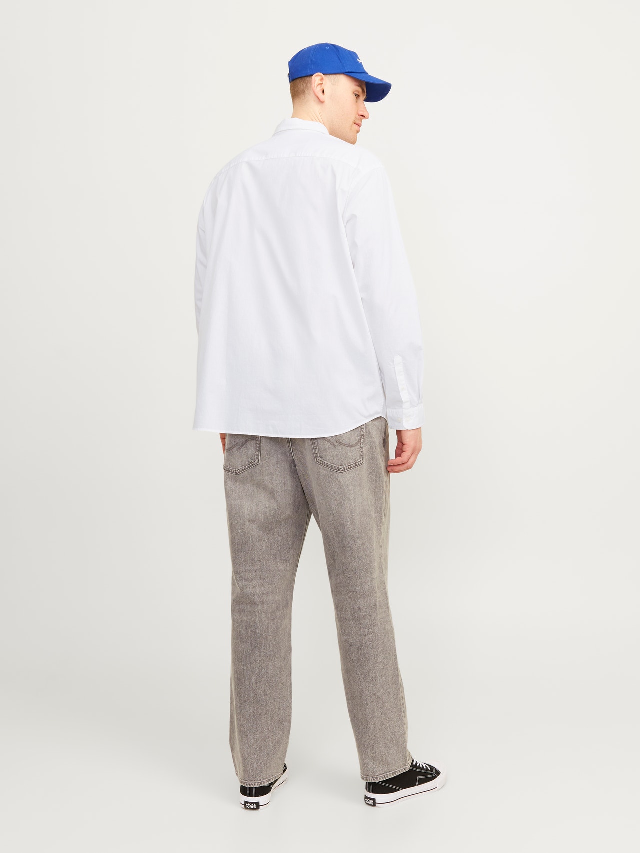 Jack & Jones Plus Size Slim Fit Formeel overhemd -White - 12254850