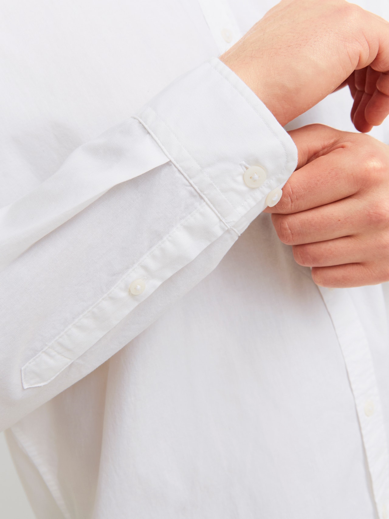 Jack & Jones Plus Size Slim Fit Formell skjorta -White - 12254850