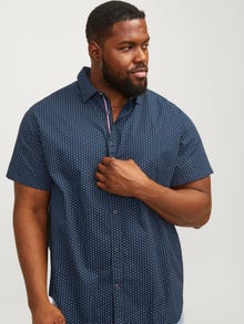 Jack & Jones Plus Size Slim Fit Marškiniai -Navy Blazer - 12254851