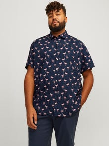 Jack & Jones Plus Size Slim Fit Shirt -Navy Blazer - 12254852
