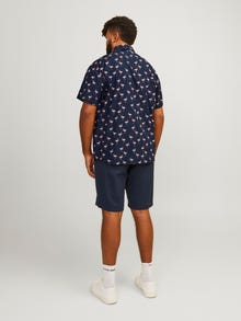 Jack & Jones Plus Size Slim Fit Marškiniai -Navy Blazer - 12254852