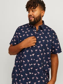 Jack & Jones Plus Size Slim Fit Shirt -Navy Blazer - 12254852