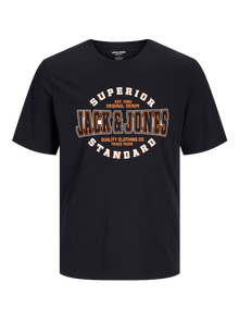 Jack & Jones Logo Ronde hals T-shirt -Black - 12254862