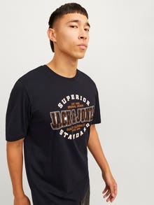 Jack & Jones Καλοκαιρινό μπλουζάκι -Black - 12254862