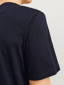 Jack & Jones Logo Kruhový výstřih Tričko -Dark Navy - 12254862