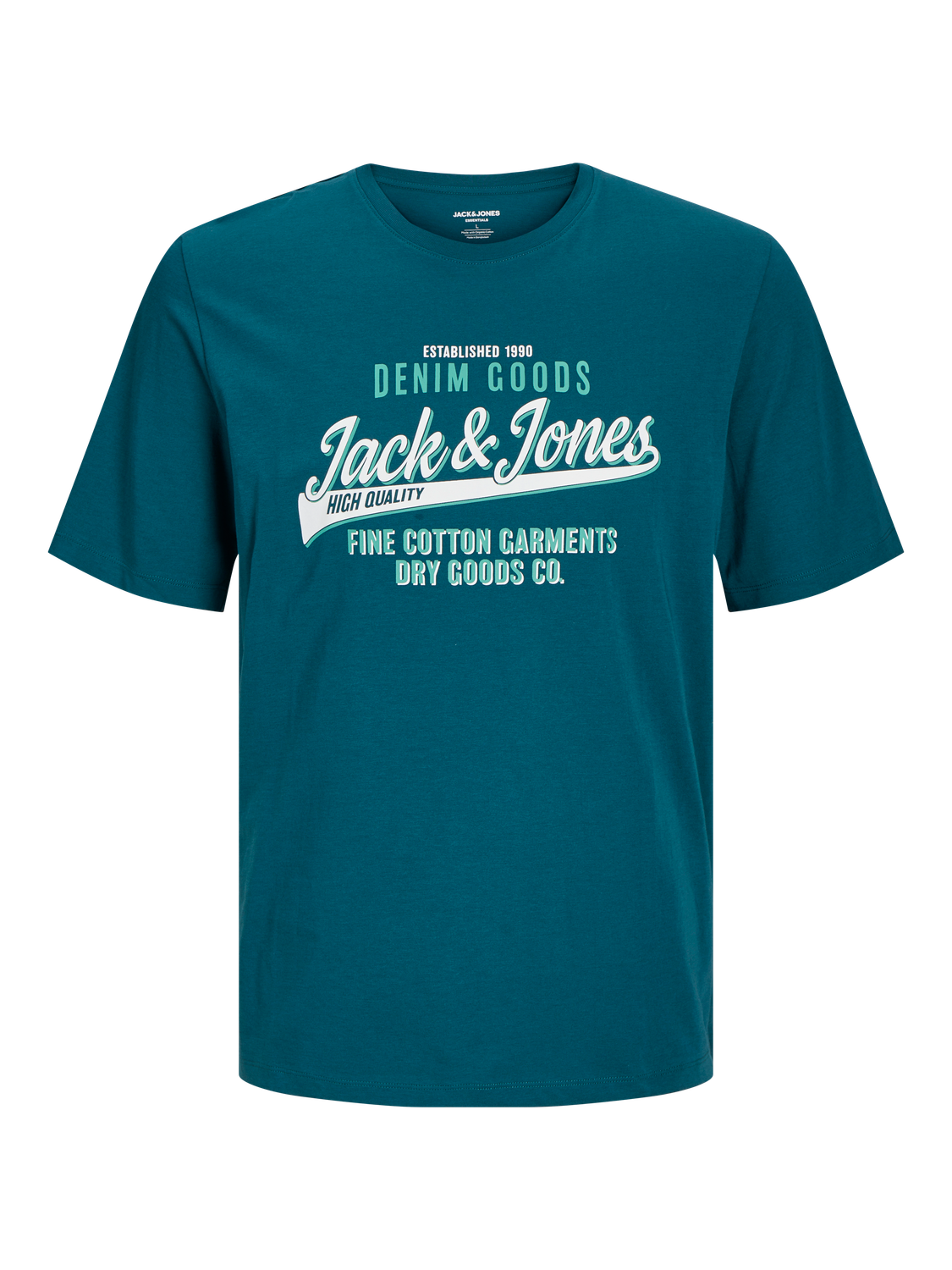 Jack & Jones Logo Ronde hals T-shirt -Deep Teal - 12254862