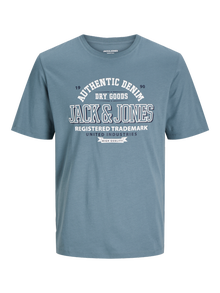 Jack & Jones Camiseta Logotipo Cuello redondo -Goblin Blue - 12254862