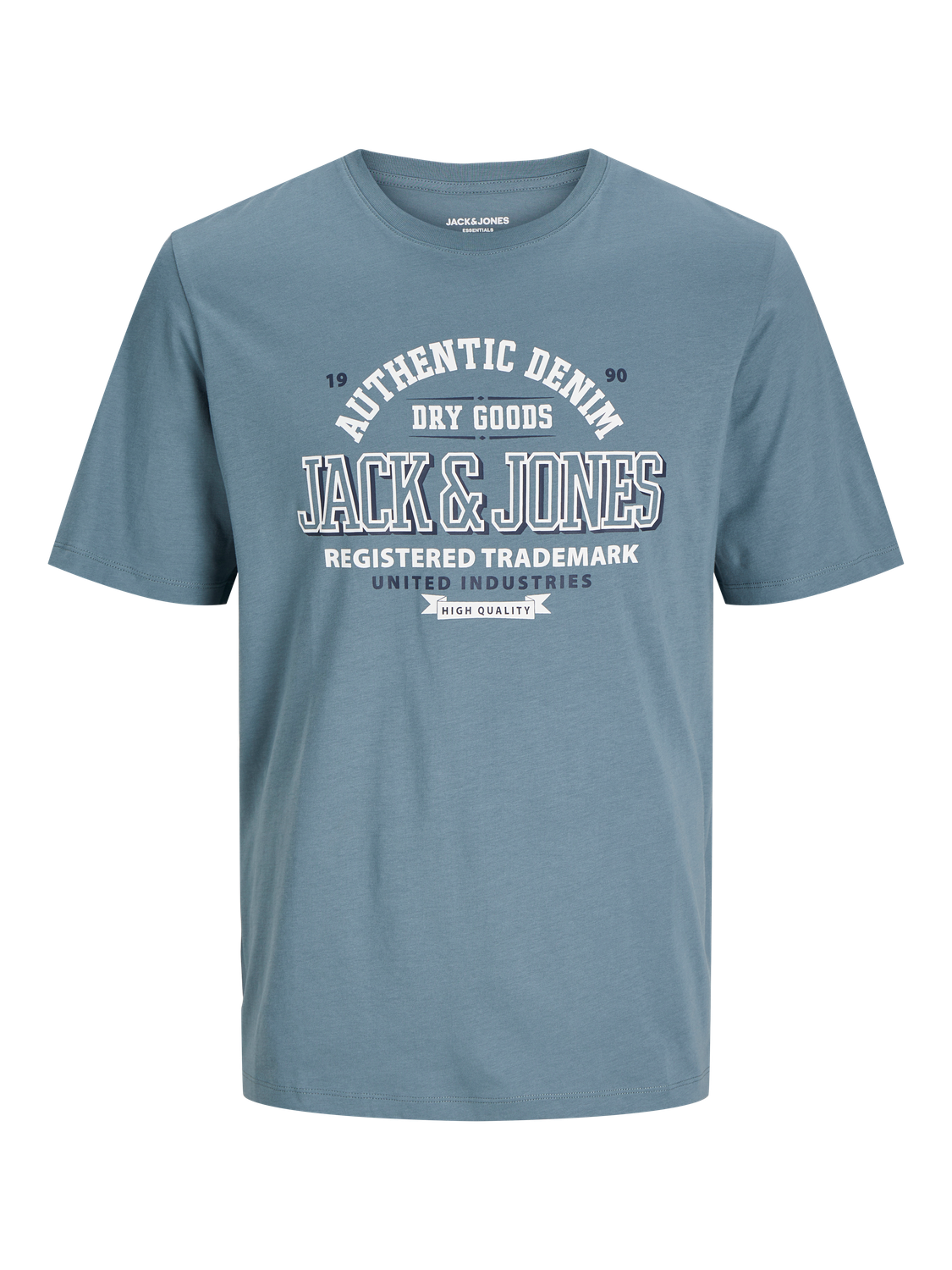 Jack & Jones Logo Ronde hals T-shirt -Goblin Blue - 12254862