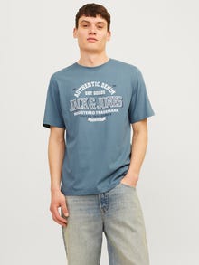 Jack & Jones Camiseta Logotipo Cuello redondo -Goblin Blue - 12254862