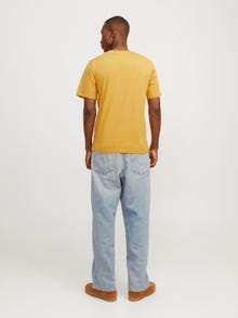 Jack & Jones Logo O-hals T-skjorte -Honey Gold - 12254862