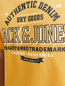 Jack & Jones Logo Crew neck T-shirt -Honey Gold - 12254862