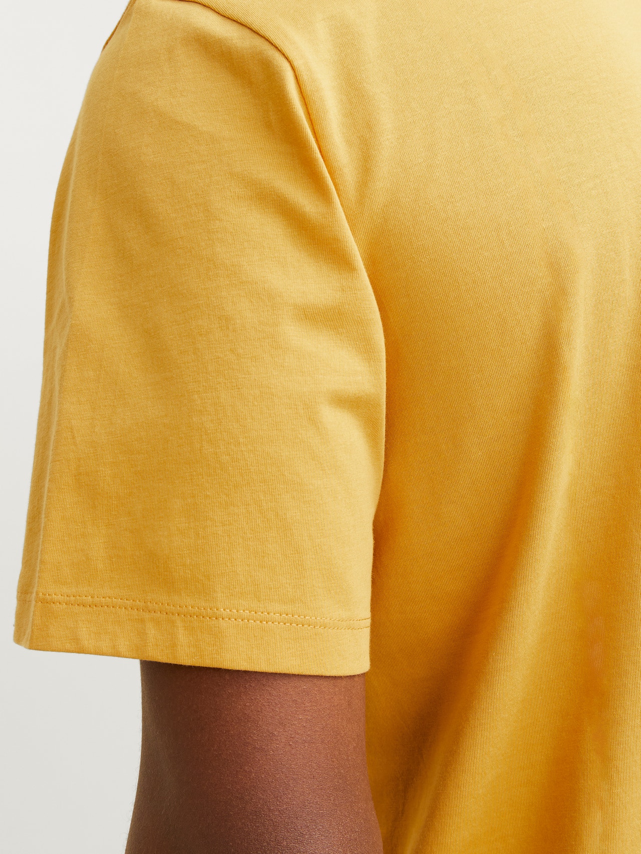 Jack & Jones Logo Ronde hals T-shirt -Honey Gold - 12254862
