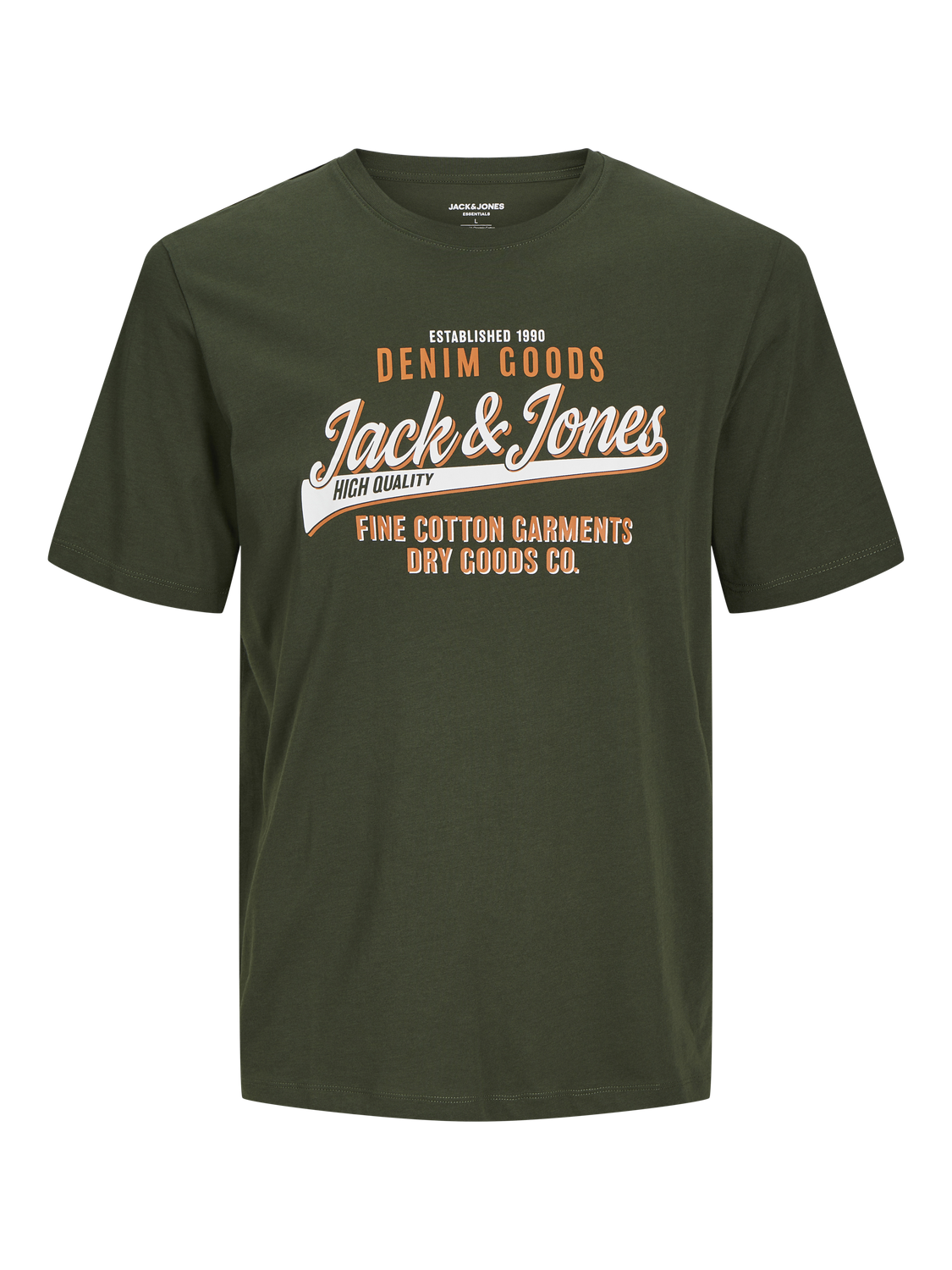 Jack & Jones Logo Ronde hals T-shirt -Kombu Green - 12254862