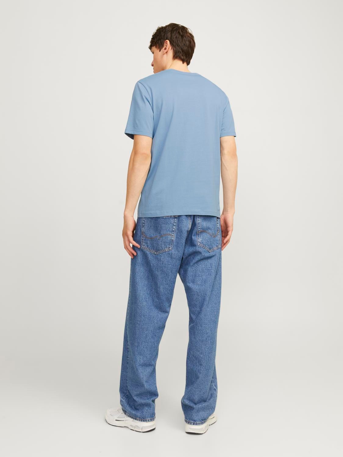 Jack & Jones Logó Környak Trikó -Mountain Spring - 12254862