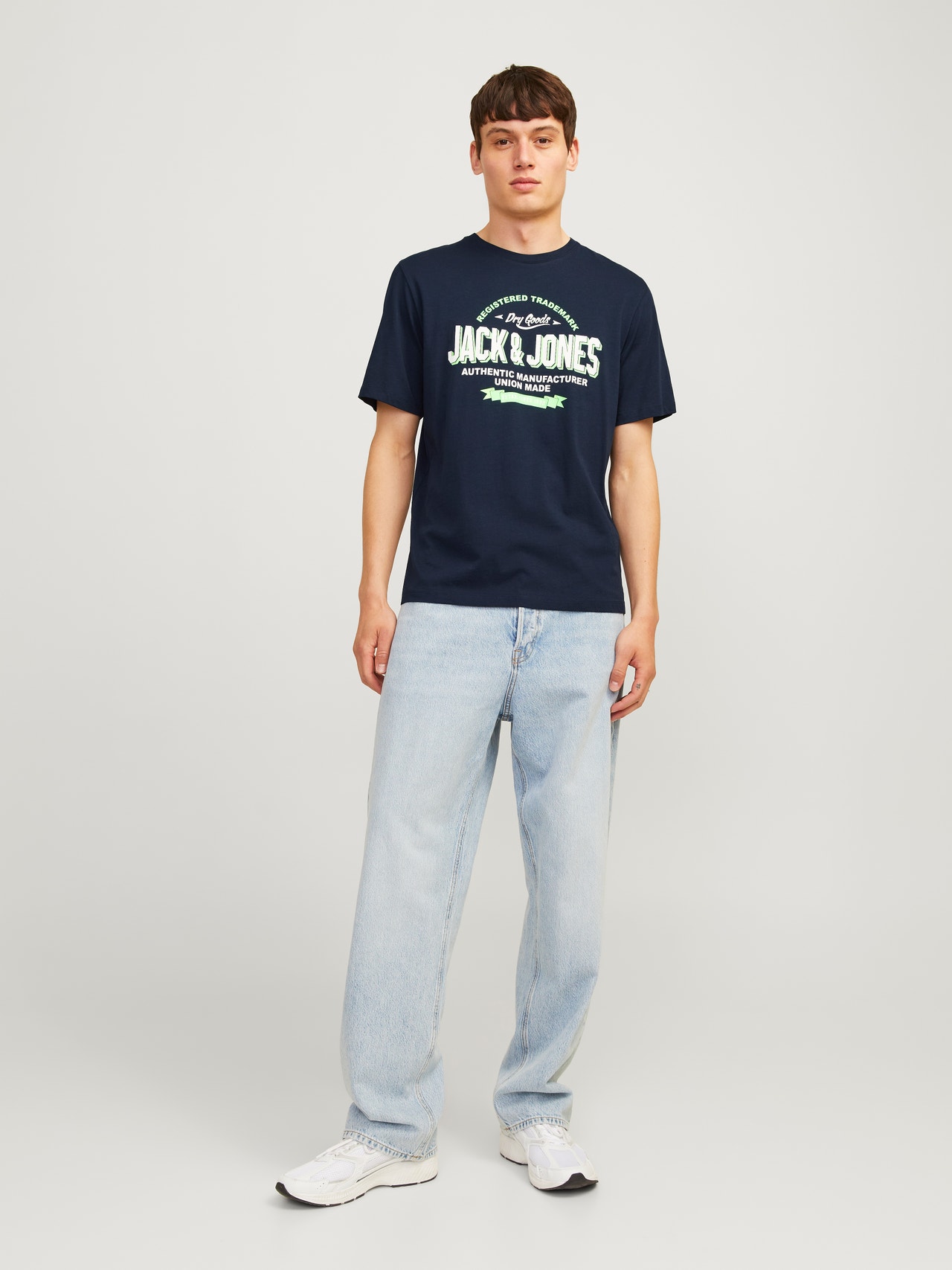 Jack & Jones T-shirt Logo Col rond -Navy Blazer - 12254862