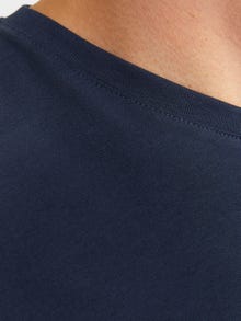 Jack & Jones Logo Crew neck T-shirt -Navy Blazer - 12254862