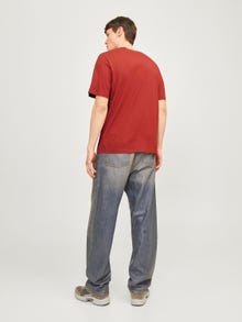 Jack & Jones Camiseta Logotipo Cuello redondo -Red Ochre - 12254862