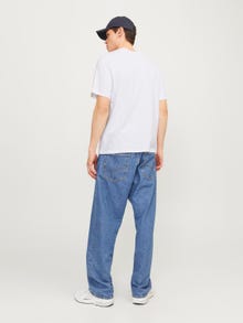 Jack & Jones Logó Környak Trikó -White - 12254862