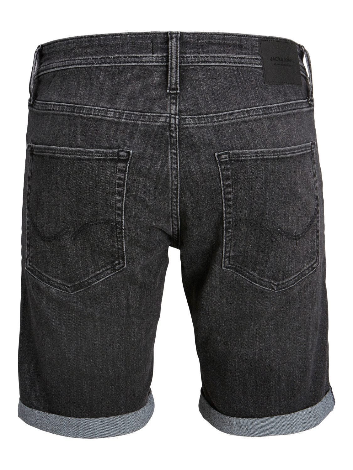 Jack & Jones Plus Size Regular Fit Shorts med normal passform -Black Denim - 12254887