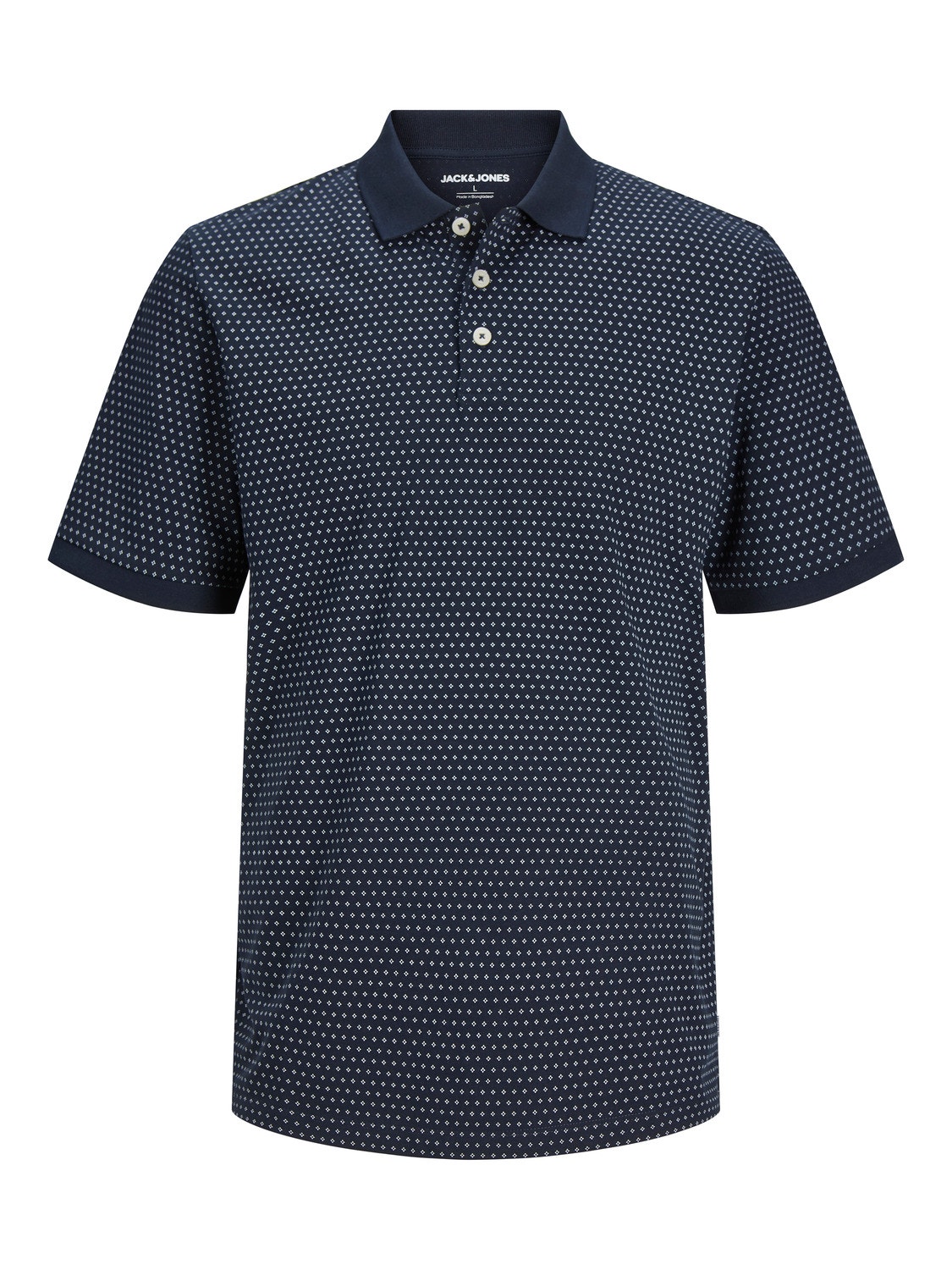 Jack & Jones Plus Size Gedruckt T-shirt -Navy Blazer - 12254901