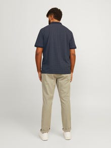 Jack & Jones Plus Size T-shirt Stampato -Navy Blazer - 12254901