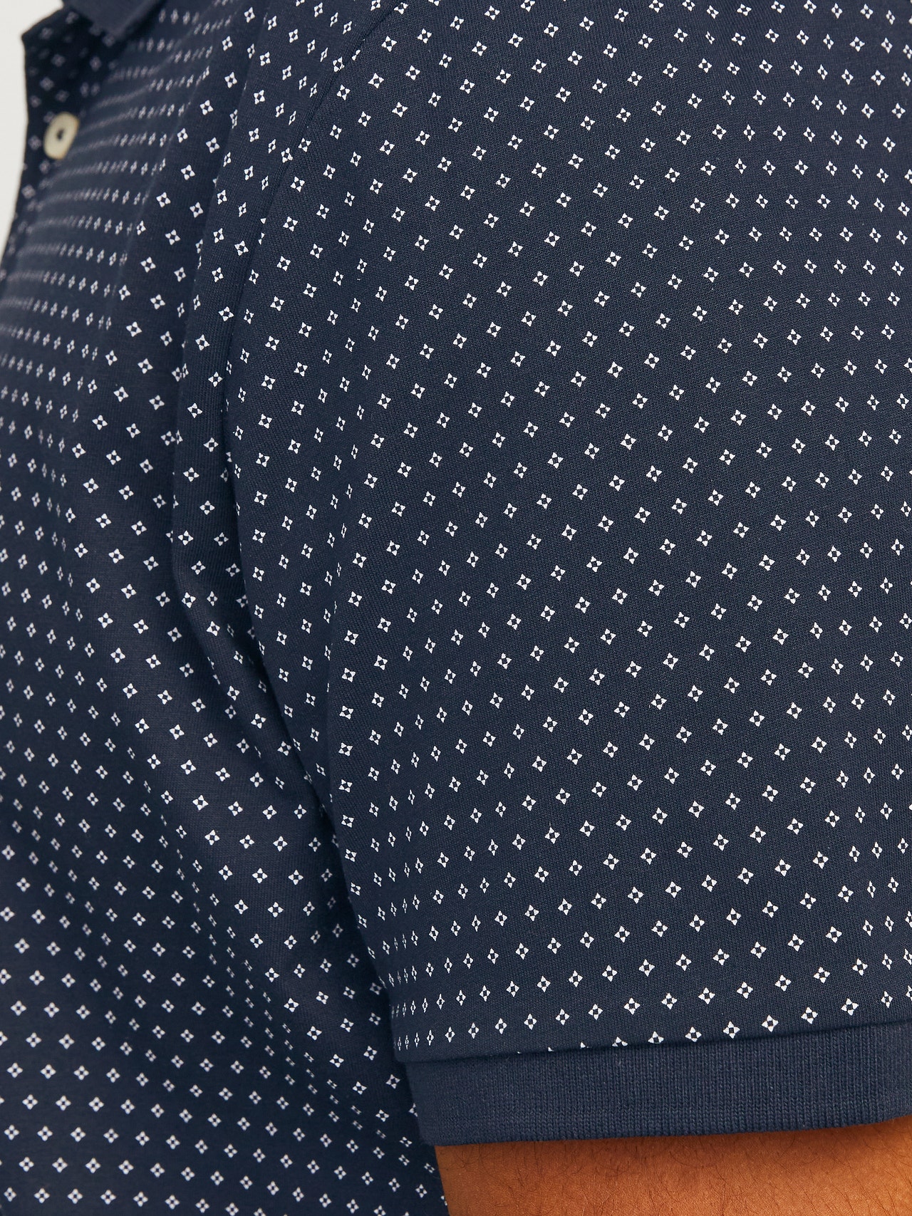 Jack & Jones Plus Size Trykk T-skjorte -Navy Blazer - 12254901