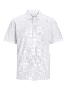 Jack & Jones Plus Size Gedrukt T-shirt -White - 12254901