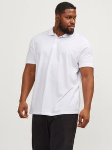 Jack & Jones Plus Size Nadruk T-shirt -White - 12254901