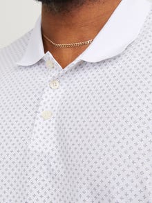 Jack & Jones Plusz Nyomott mintás Trikó -White - 12254901