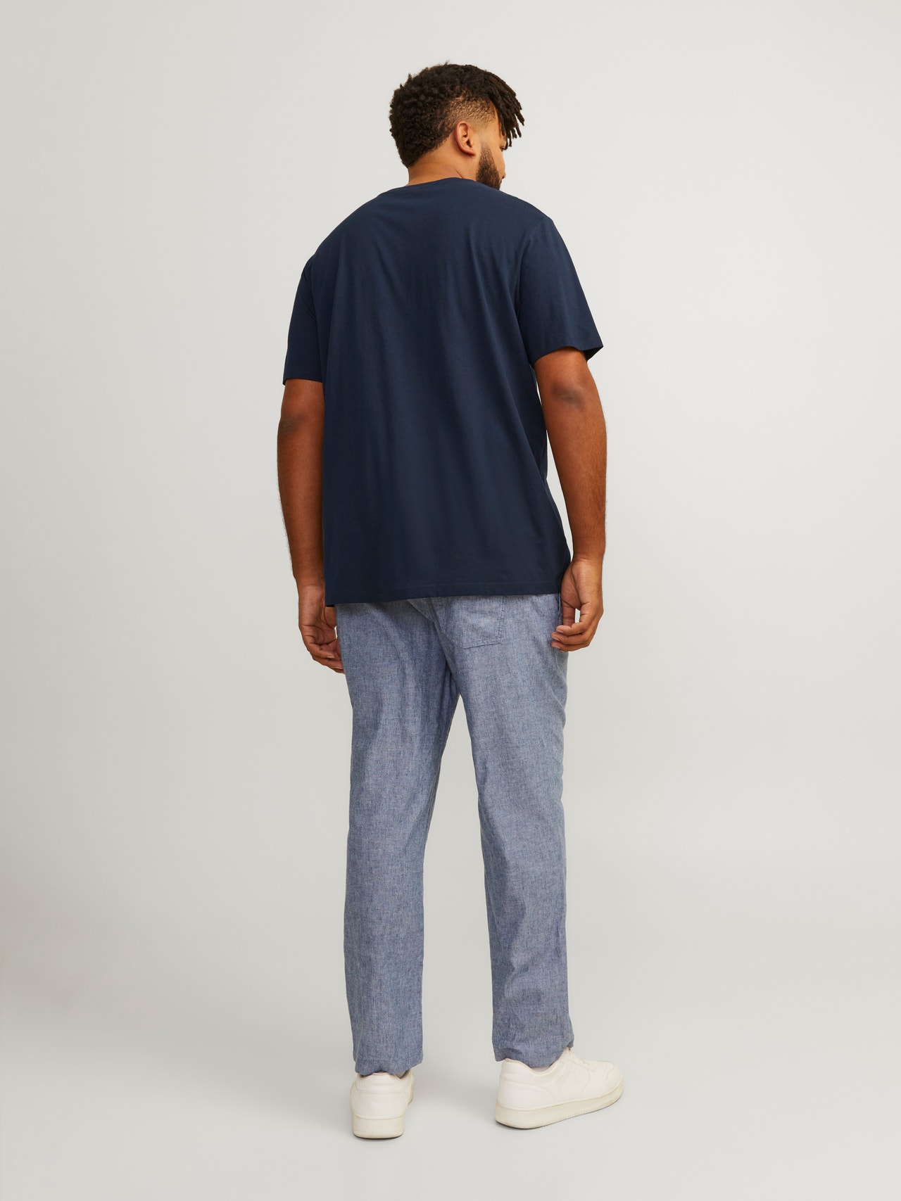 Jack & Jones Plus Size T-shirt Stampato -Navy Blazer - 12254902