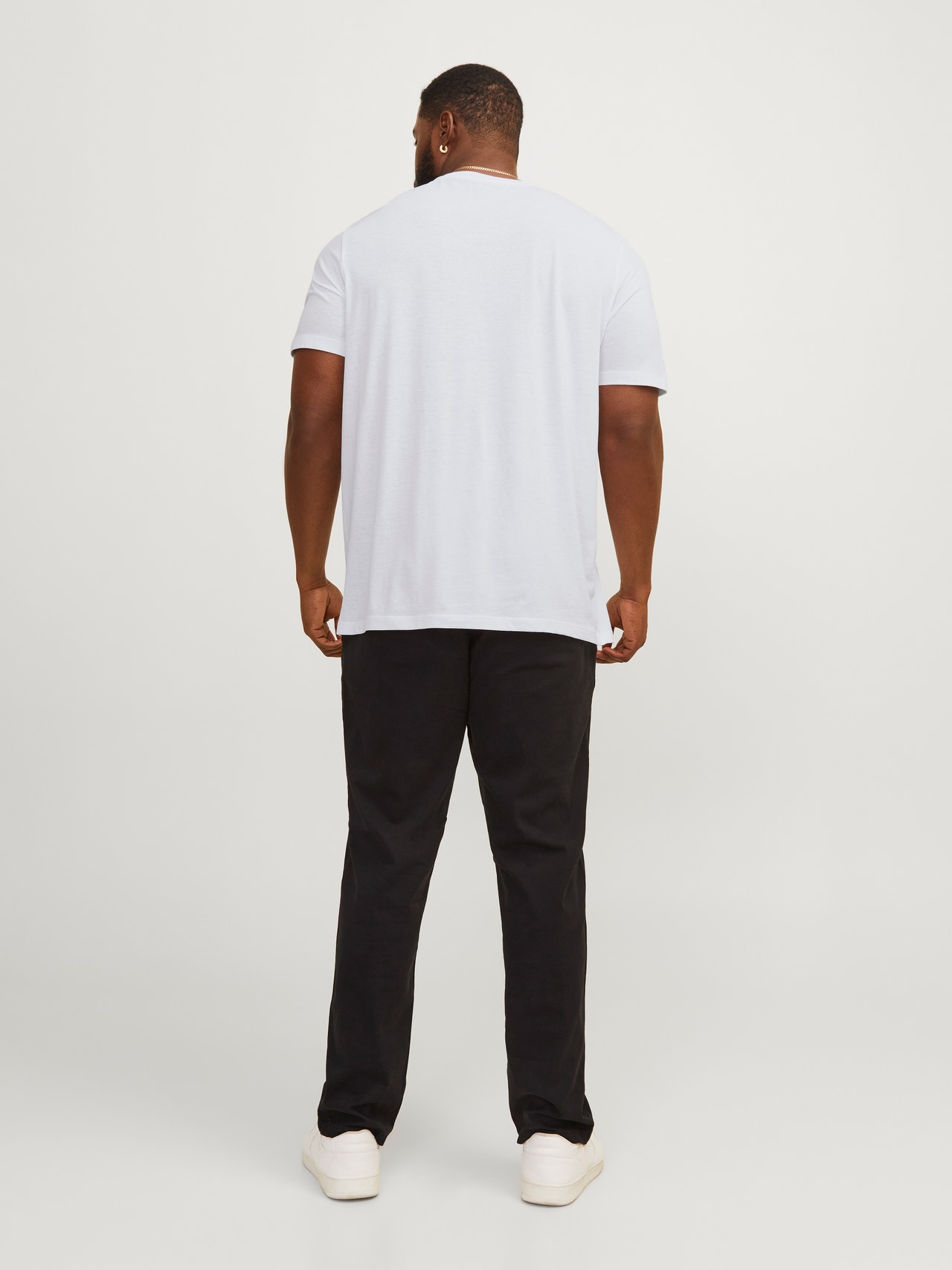 Jack & Jones Plus Size T-shirt Imprimé -White - 12254902