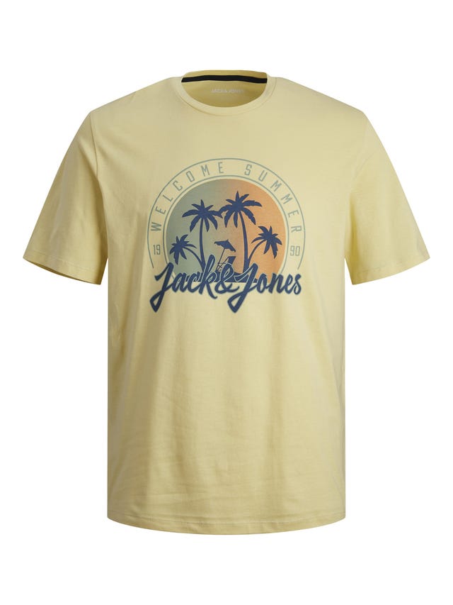 Jack & Jones Plus Size Printed T-shirt - 12254907